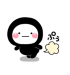 ず～っと使える♡大人のくろしろまるマン（個別スタンプ：23）