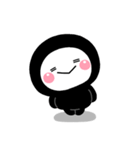 ず～っと使える♡大人のくろしろまるマン（個別スタンプ：27）