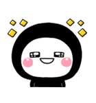 ず～っと使える♡大人のくろしろまるマン（個別スタンプ：28）