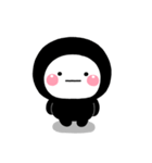ず～っと使える♡大人のくろしろまるマン（個別スタンプ：30）