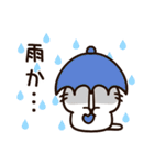 低気圧がつらい白猫ちゃん（個別スタンプ：18）