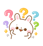 飛び出す♡大人可愛い♪うさぎのほいっぷ（個別スタンプ：20）
