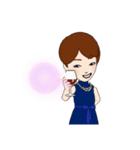 よっちゃんの7着イベントコーデ（個別スタンプ：3）