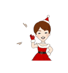 よっちゃんの7着イベントコーデ（個別スタンプ：4）