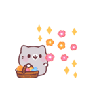 しろたびにゃん♪飛び出して動くスタンプ（個別スタンプ：19）