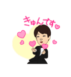 王さんの似顔絵（個別スタンプ：2）