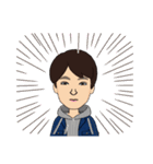 王さんの似顔絵（個別スタンプ：5）