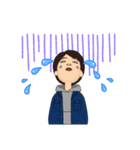 王さんの似顔絵（個別スタンプ：7）