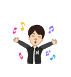 王さんの似顔絵（個別スタンプ：11）