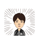 王さんの似顔絵（個別スタンプ：20）