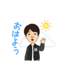 王さんの似顔絵（個別スタンプ：26）