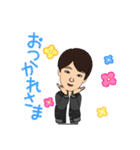 王さんの似顔絵（個別スタンプ：28）