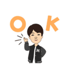王さんの似顔絵（個別スタンプ：30）