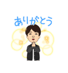 王さんの似顔絵（個別スタンプ：31）