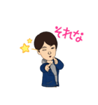 王さんの似顔絵（個別スタンプ：39）