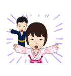 兄妹 制服と着物コーデ（個別スタンプ：8）