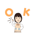 兄妹 制服と着物コーデ（個別スタンプ：9）