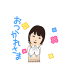 兄妹 制服と着物コーデ（個別スタンプ：12）