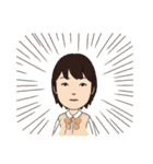 兄妹 制服と着物コーデ（個別スタンプ：28）