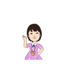 兄妹 夏のお盆祭り（個別スタンプ：19）