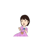 兄妹 夏のお盆祭り（個別スタンプ：26）