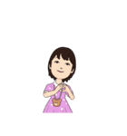 兄妹 夏のお盆祭り（個別スタンプ：30）