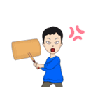 兄妹 夏のお盆祭り（個別スタンプ：39）