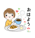 普通に大人女子 夏はすぐそこ2（春〜夏編)（個別スタンプ：1）