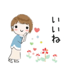 普通に大人女子 夏はすぐそこ2（春〜夏編)（個別スタンプ：17）