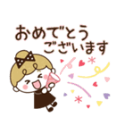 リボンの女の子×敬語♡丁寧（個別スタンプ：31）