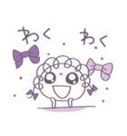 ラベンダー♡くるリボン（個別スタンプ：22）