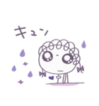 ラベンダー♡くるリボン（個別スタンプ：31）