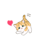 まんまるチビ猫たちの毎日（個別スタンプ：5）