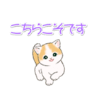 まんまるチビ猫たちの毎日（個別スタンプ：16）