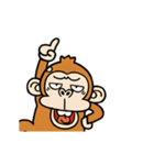 ウザくてシュールなお猿2【アクション】（個別スタンプ：21）