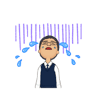 メガネおじさんの日常（個別スタンプ：35）