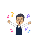 メガネおじさんの日常（個別スタンプ：38）