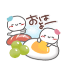 はーい！白玉です3❤日常・連休明け（個別スタンプ：1）