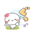 はーい！白玉です3❤日常・連休明け（個別スタンプ：12）