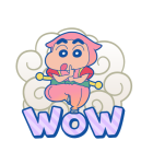 クレヨンしんちゃん 楽しくお祝いスタンプ（個別スタンプ：14）