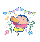 クレヨンしんちゃん 楽しくお祝いスタンプ（個別スタンプ：37）