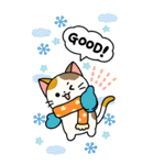 毎年使えるお正月！大人かわいいネコ(再販)（個別スタンプ：28）