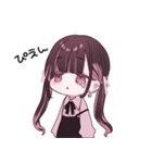 ぴえんちゃん。推しごと♡スタンプ（個別スタンプ：8）