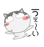 ハチワレ猫★動物パペット大集合（個別スタンプ：1）
