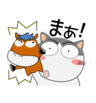 ハチワレ猫★動物パペット大集合（個別スタンプ：6）