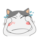 ハチワレ猫★動物パペット大集合（個別スタンプ：30）