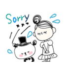 キュートdeパンダ♡友だち言葉（個別スタンプ：35）
