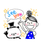 キュートdeパンダ♡友だち言葉（個別スタンプ：40）