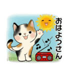 ラブリー猫さん ♡ ほのぼの関西弁（個別スタンプ：1）