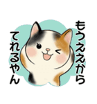 ラブリー猫さん ♡ ほのぼの関西弁（個別スタンプ：16）
